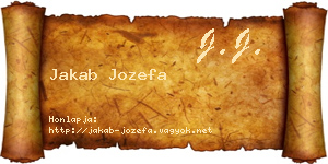 Jakab Jozefa névjegykártya